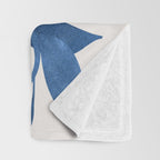 Indigo Ivy Houseplant Painting Throw Blanket Gallery Image 3