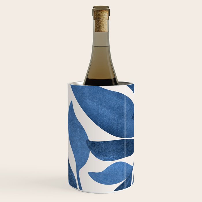 Indigo Ivy Houseplant Painting Wine Chiller Gallery Image 2