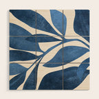 Indigo Ivy Houseplant Painting Wood Wall Art Gallery Image 1