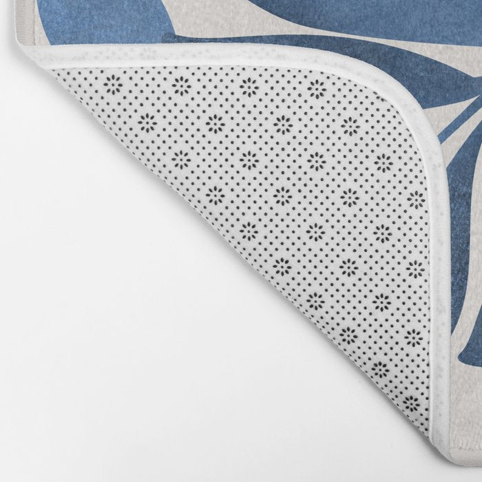 Indigo Ivy Houseplant Painting Bath Mat Gallery Image 2