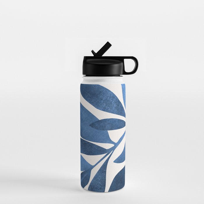 Indigo Ivy Houseplant Painting Water Bottle Gallery Image 1