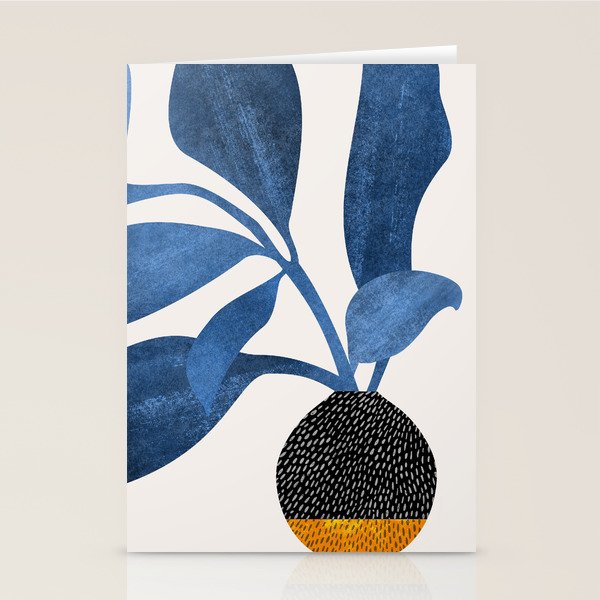 Indigo Ivy Houseplant Painting Stationery Card Gallery Image 2