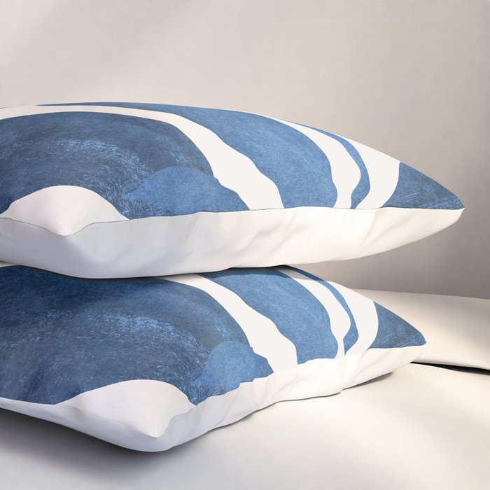 Indigo Ivy Houseplant Painting Pillow Sham Gallery Image 3