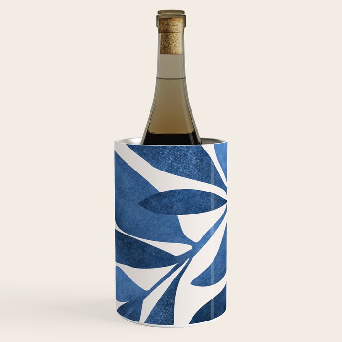 Indigo Ivy Houseplant Painting Wine Chiller Gallery Image 1