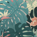 Tropical Tendencies on Peach and Green Coffee Mug Gallery Image 2
