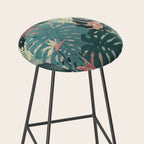 Tropical Tendencies on Peach and Green Stool Gallery Image 2