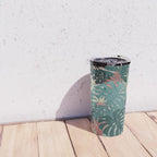Tropical Tendencies on Peach and Green Travel Mug Gallery Image 4