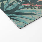 Tropical Tendencies on Peach and Green Welcome Mat Gallery Image 2