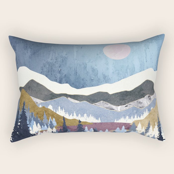 Blueberry Sky Rectangular Pillow Gallery Image 1
