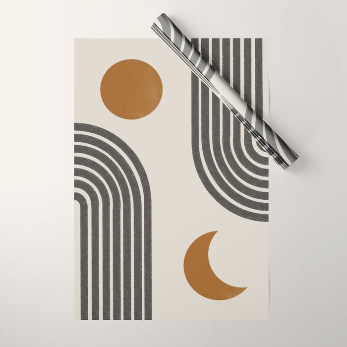 Day and Night Wrapping Paper Gallery Image 1