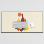Bear In Whimsical Wild Desk Mat Gallery Image 1