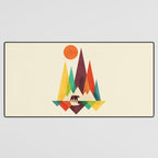 Bear In Whimsical Wild Desk Mat Gallery Image 3