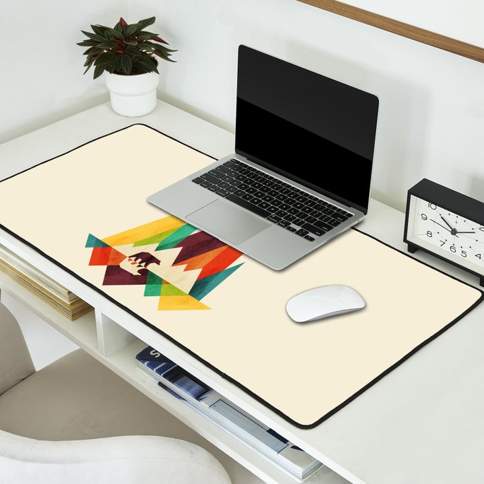 Bear In Whimsical Wild Desk Mat Gallery Image 2