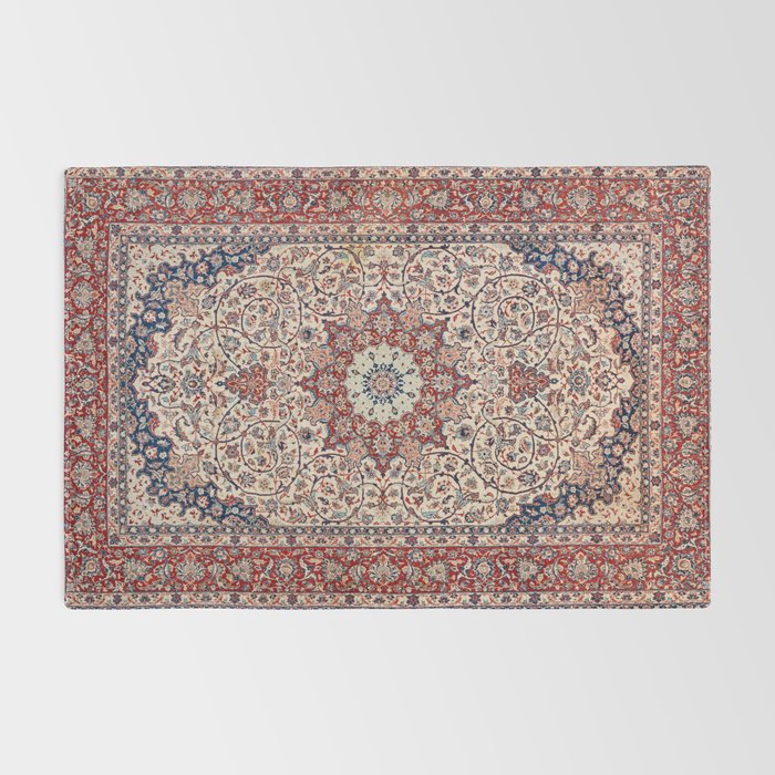 Esfahan Central Persian Antique Rug Print Rug Gallery Image 2