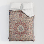 Esfahan Central Persian Antique Rug Print Duvet Cover Gallery Image 6