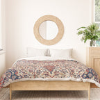 Esfahan Central Persian Antique Rug Print Duvet Cover Gallery Image 3