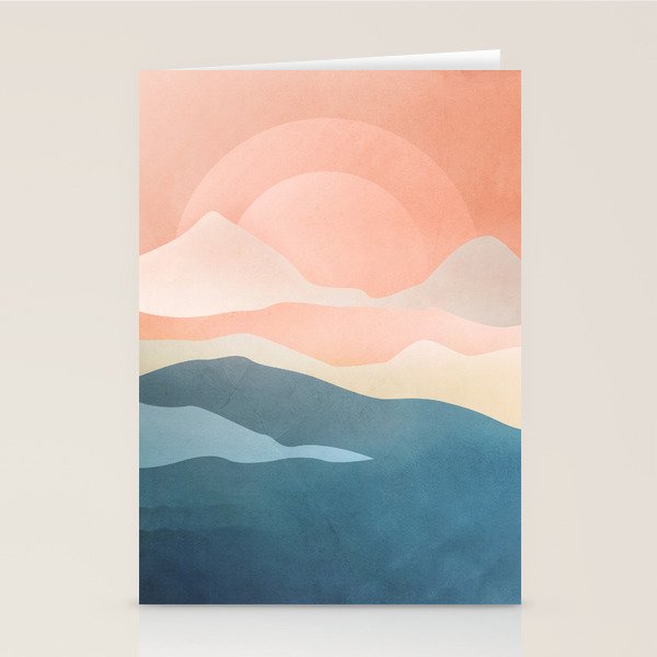 Mountain Ridge 01 Stationery Card Gallery Image 1