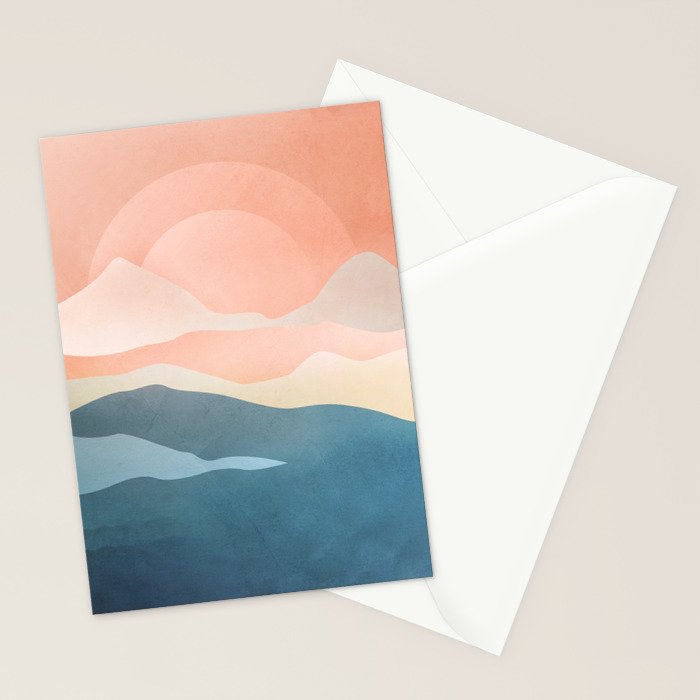 Mountain Ridge 01 Stationery Card Gallery Image 2