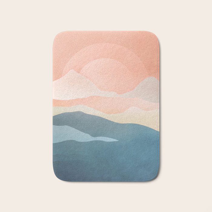 Mountain Ridge 01 Bath Mat Gallery Image 1