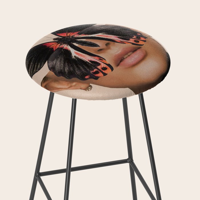 BLACK BUTTERFLY 3 Stool Gallery Image 2