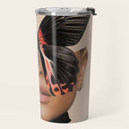 BLACK BUTTERFLY 3 Travel Mug Gallery Image 2