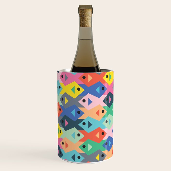 Fish tessellation Wine Chiller Gallery Image 1