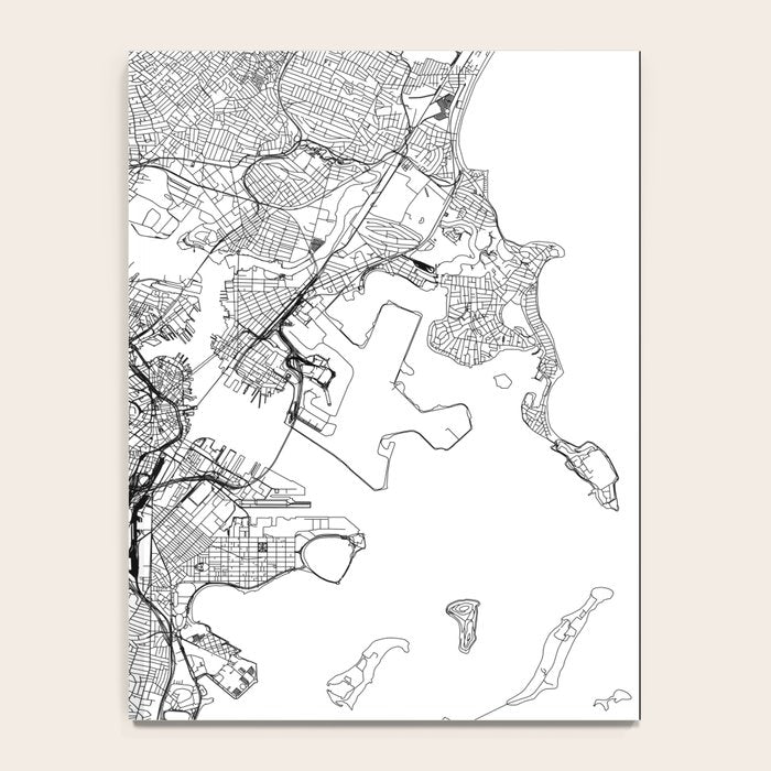 Boston Map Notebook Gallery Image 4