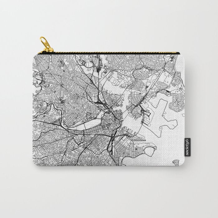 Boston Map Carry All Pouch Gallery Image 1