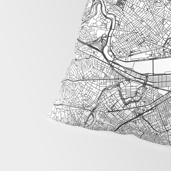 Boston Map Pillow Sham Gallery Image 4