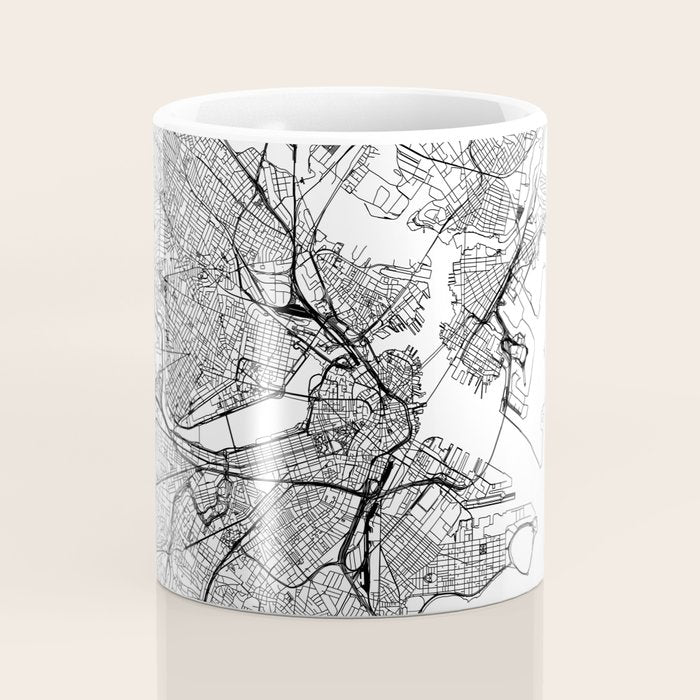 Boston Map Coffee Mug Gallery Image 4