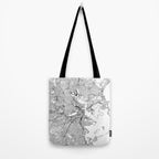 Boston Map Tote Bag Gallery Image 2