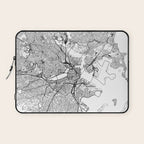 Boston Map Laptop Sleeve Gallery Image 1