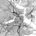 Boston Map Coffee Mug Gallery Image 2