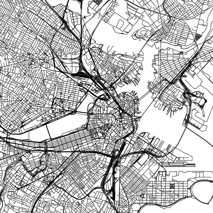 Boston Map Coffee Mug Gallery Image 2