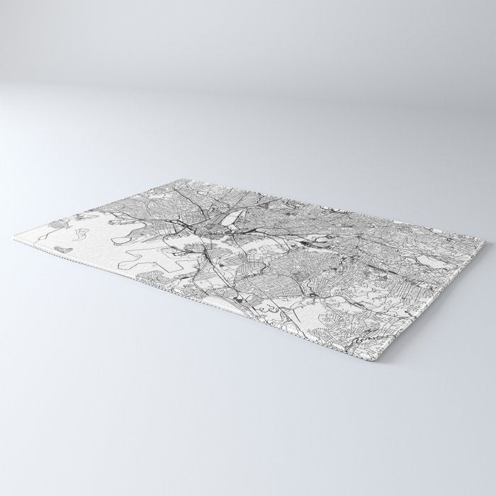 Boston Map Rug Gallery Image 3