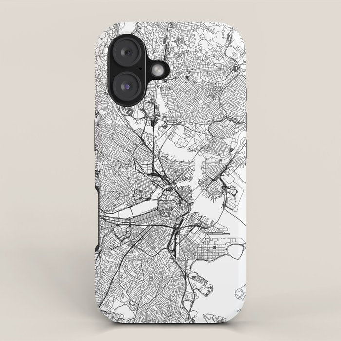 Boston Map iPhone Case Gallery Image 1