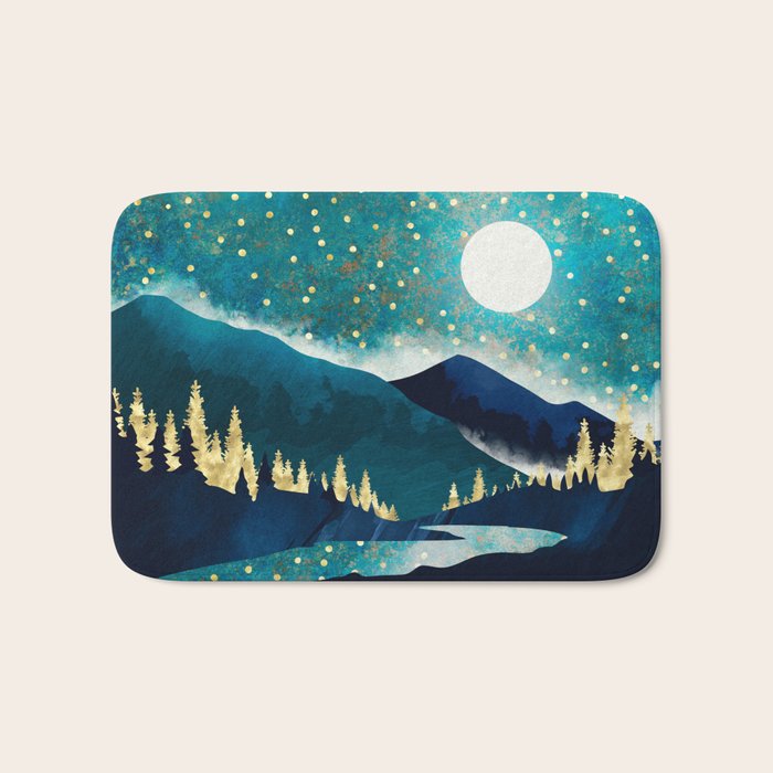 Summer Stars Bath Mat Gallery Image 1