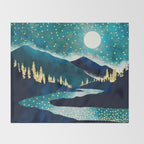 Summer Stars Throw Blanket Gallery Image 2