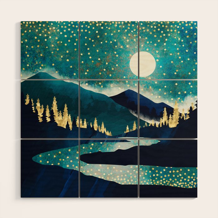 Summer Stars Wood Wall Art Gallery Image 1