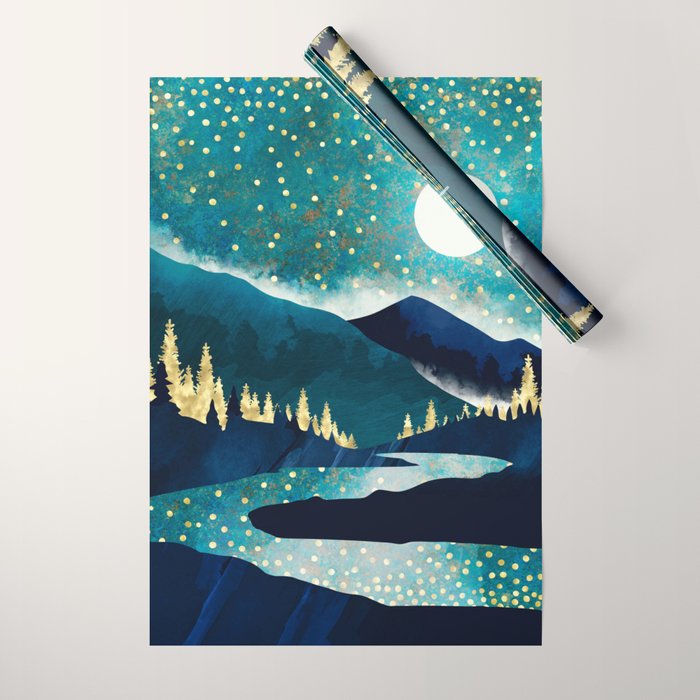 Summer Stars Wrapping Paper Gallery Image 1