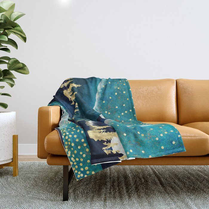Summer Stars Throw Blanket Gallery Image 1