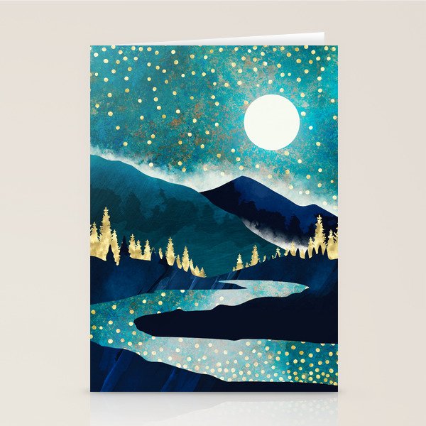 Summer Stars Stationery Card Gallery Image 2