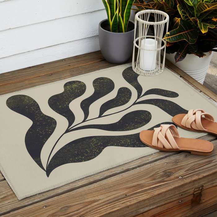 Abstract Plant No. 1 Outdoor Rug Gallery Image 2