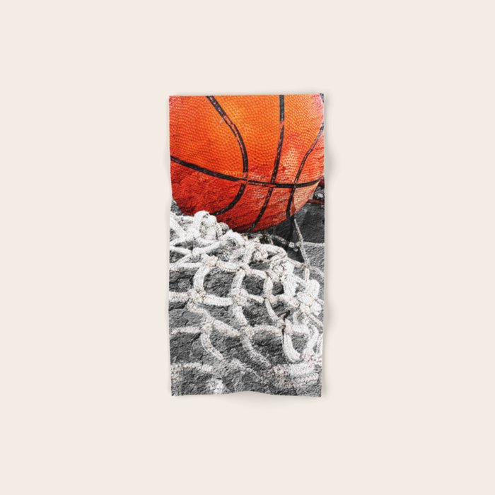 Basketball artwork variant 2 Bath Towel Gallery Image 1