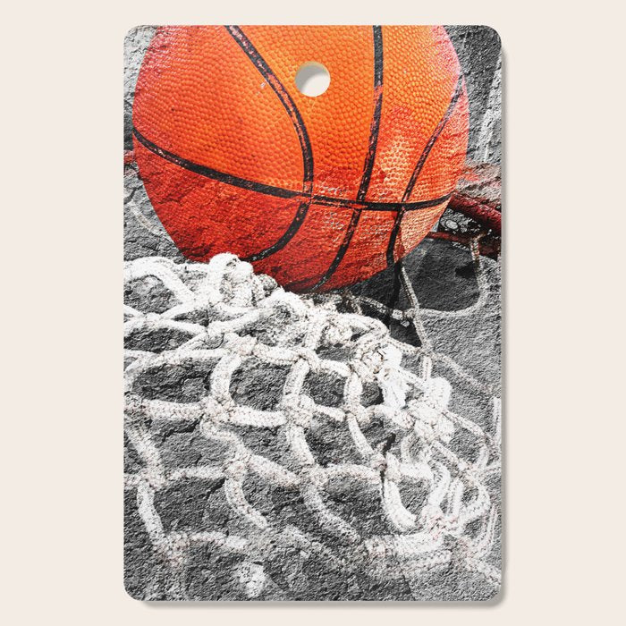 Basketball artwork variant 2 Cutting Board Gallery Image 1