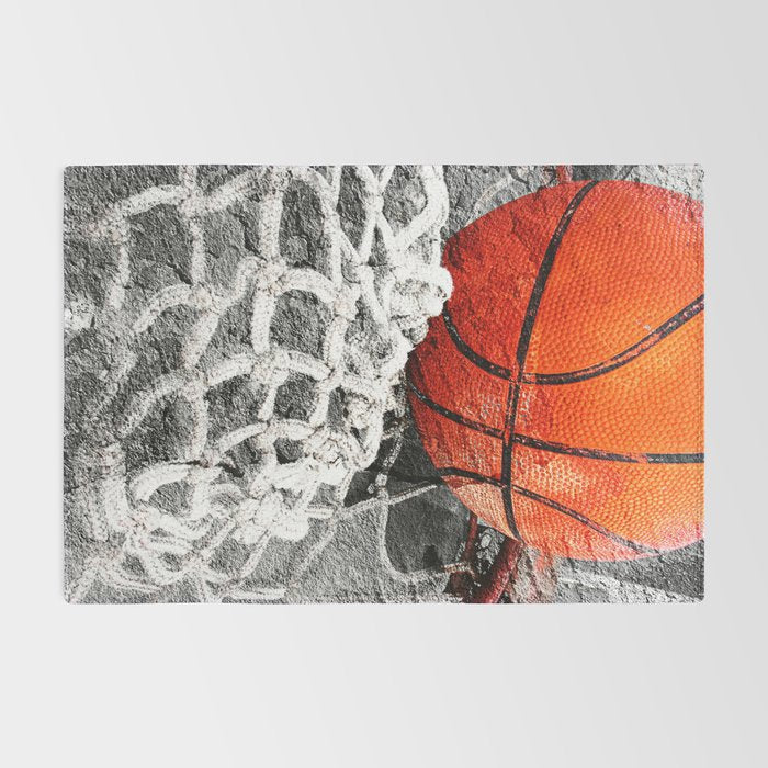 Basketball artwork variant 2 Rug Gallery Image 2