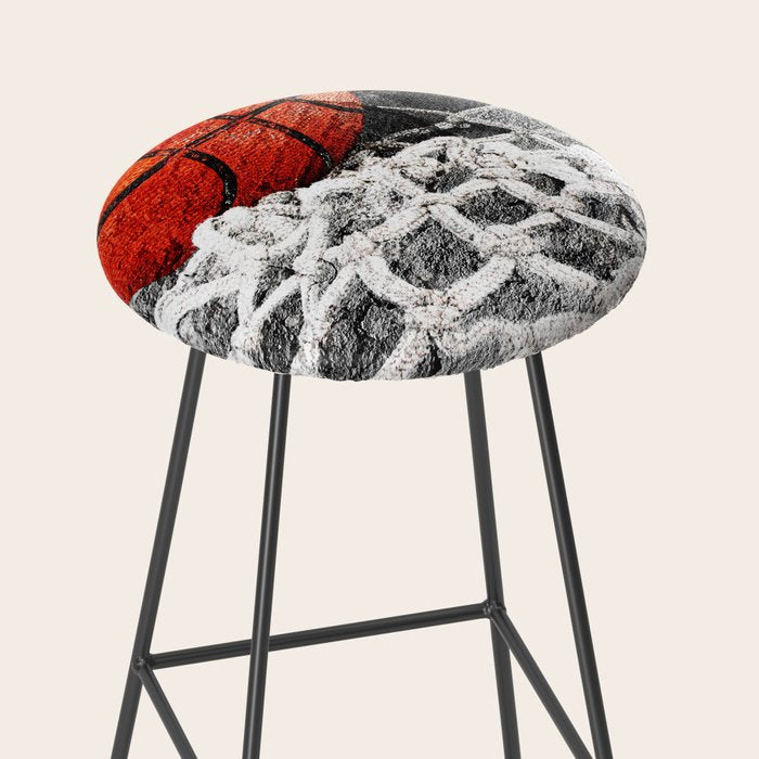 Basketball artwork variant 2 Stool Gallery Image 2