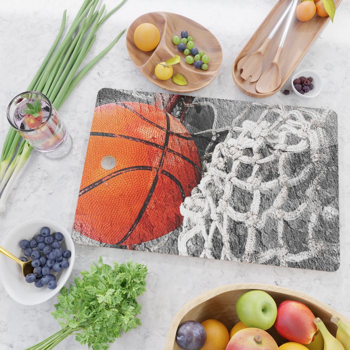Basketball artwork variant 2 Cutting Board Gallery Image 2