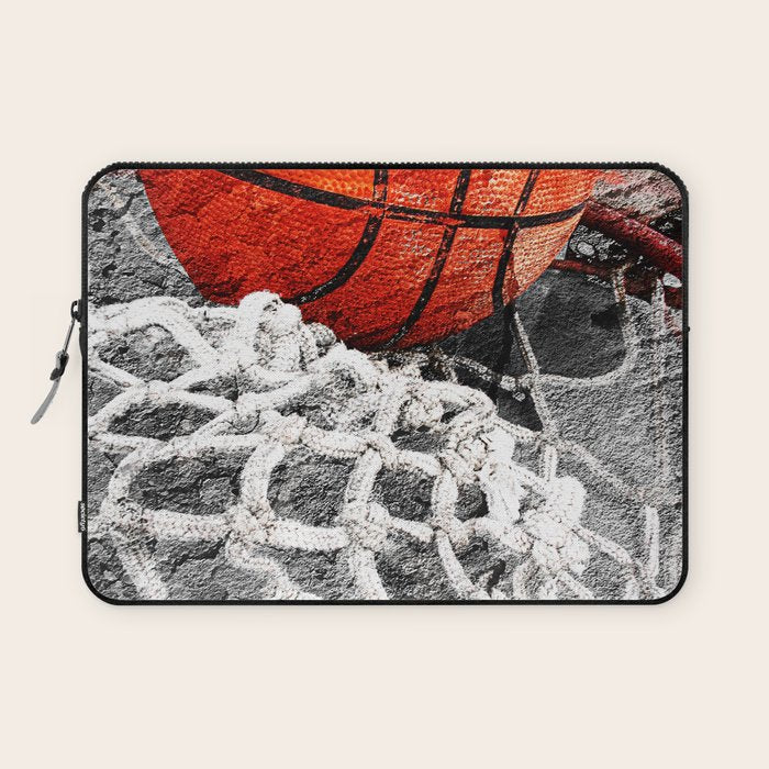 Basketball artwork variant 2 Laptop Sleeve Gallery Image 1