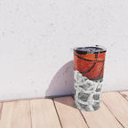 Basketball artwork variant 2 Travel Mug Gallery Image 4